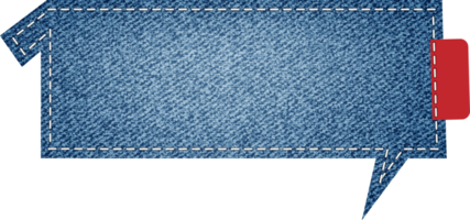 banner de letras del alfabeto de jeans png