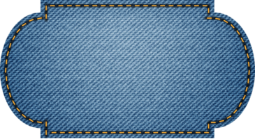 Blue Denim Jean TAG Label Texture Background png