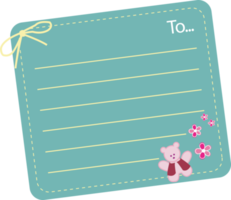 Notizpapier-Design png