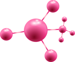 signo de modelo de estructura de molécula, moléculas en ciencia química para el concepto de ideas de laboratorio png