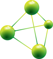 molecuul structuur model- teken, moleculen in chemie wetenschap voor laboratorium ideeën concept png