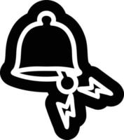 ringing bell icon vector