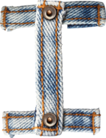 alphabet buchstaben jeans isoliert png