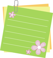 Notizpapier-Design png