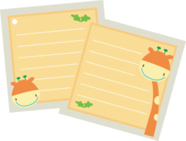 Notizpapier-Design png