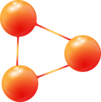 molecola struttura modello cartello, molecole nel chimica scienza per laboratorio idee concetto png