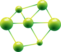 signo de modelo de estructura de molécula, moléculas en ciencia química para el concepto de ideas de laboratorio png