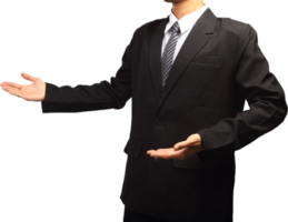 Business Man hand holding png