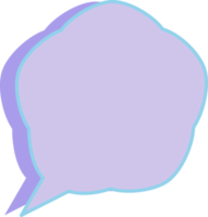 colorful text box, speech bubble, frame talk, chat box, speak balloon, thinking balloon, conversation box decoration png