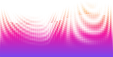 fundo abstrato de pontos de meio-tom com ondas dinâmicas png