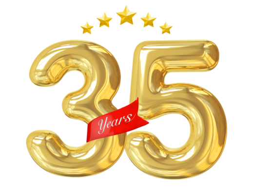 35th Anniversary PNGs for Free Download