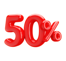 promotion 50 number percent png