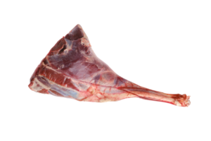 raw fresh young beef leg png