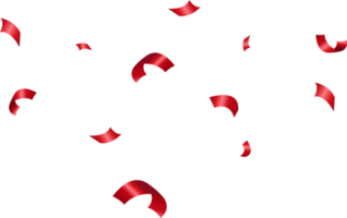 Christmas Red Confetti png