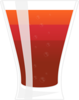 Glas mit einem Cocktail. png