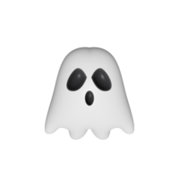 design de ícone fantasma com estilo 3d. png