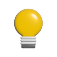 Lampen-Icon-Design mit 3D-Stil. png