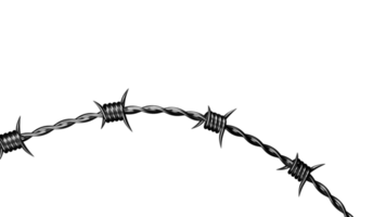 Barbed Wire 3d png