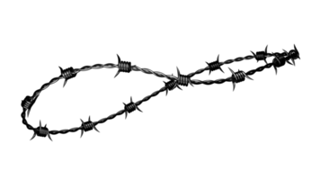 Barbed Wire 3d png