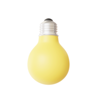 3d school- elementen voorwerp lamp png