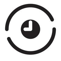 Clock User Interface Icon vector