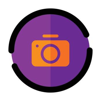 icono de la interfaz de usuario de la cámara vector