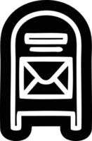 icono de casilla de correo vector