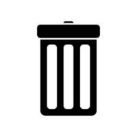 Trash Bin User Interface Icon vector