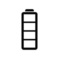 Battery Empty User Interface Icon vector