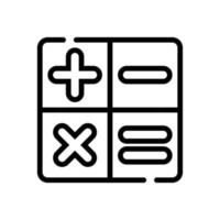 Calculator User Interface Icon vector