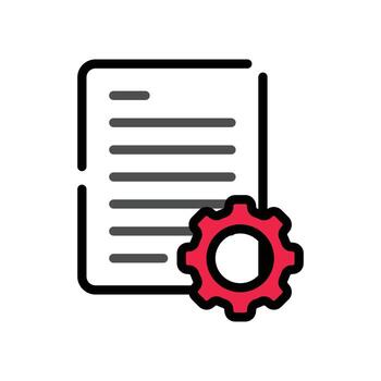 Document User Interface Icon vector