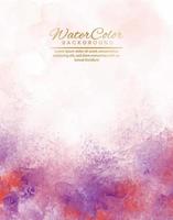 Abstract painting using watercolors. Design for your date, postcard, banner, logo. vector