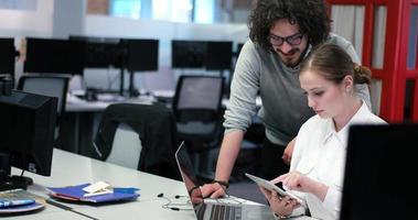 Business People Working With laptop in office photo