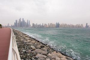 Panorama Dubai city UAE photo