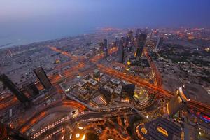 Dubai skyline view photo