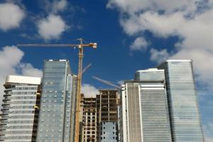 Dubai, 2022 - Construction site with crane photo