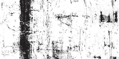 Black and White Distress Overlay Texture. Old Aged Vintage Background. vector