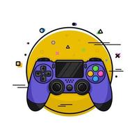 Joystick game console design vector icon illustration