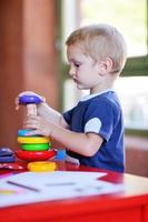 cute little child play and have fun photo