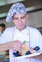 chef preparing food photo