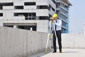 architect on construction site photo