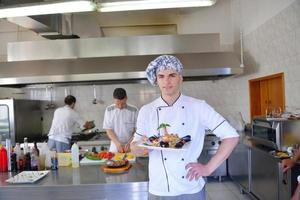 chef preparing food photo