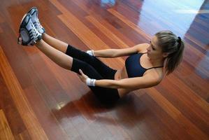 a young model working out photo