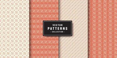 Geometric ethnic pattern collection vector