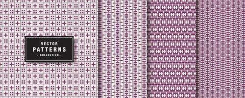 Set of patterns collection vector