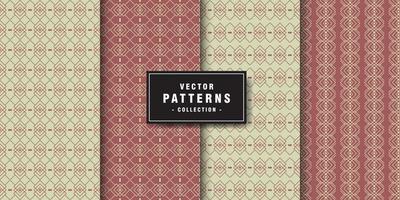 Geometric ethnic pattern collection vector