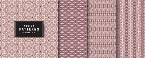 Geometric ethnic pattern collection vector