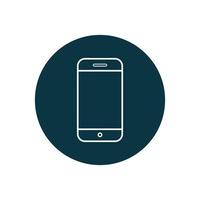 icono de dispositivo digital, teléfono inteligente con botones, elementos de diseño vectorial establecer ilustración para web, aplicación, internet vector