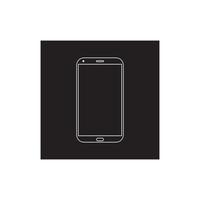 Digital device icon, smartphone with buttons isolated on white background. Vector design elements set illustration for web, app, internet