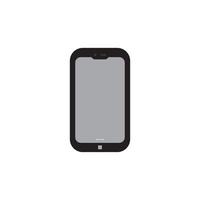 Digital device icon, smartphone with buttons isolated on white background. Vector design elements set illustration for web, app, internet